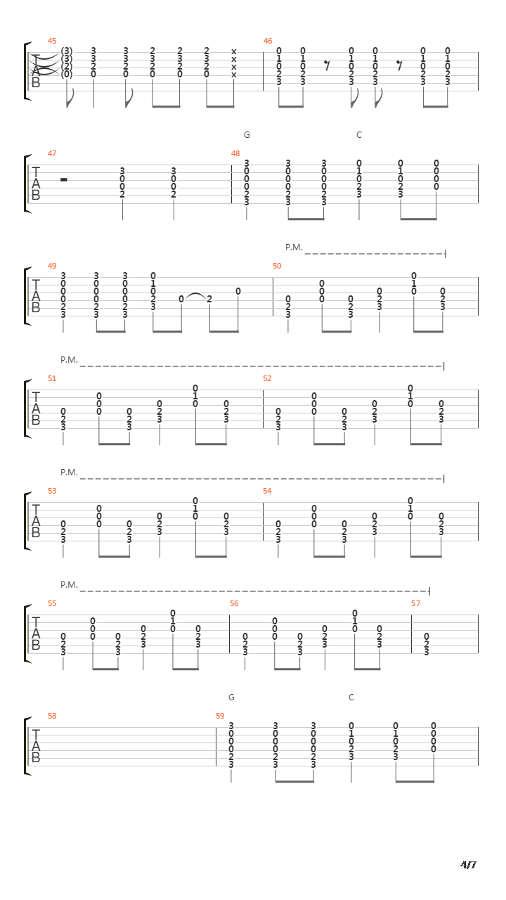 Song For My Sugar Spun Sister吉他谱