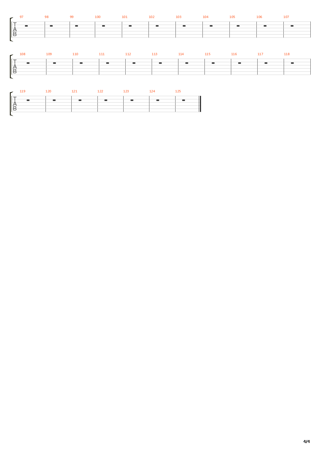 Standing Here吉他谱