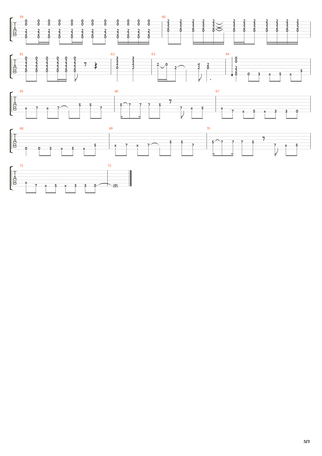 Tightrope吉他谱