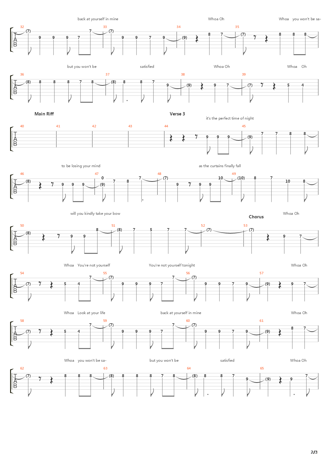 Back Of Your Car吉他谱