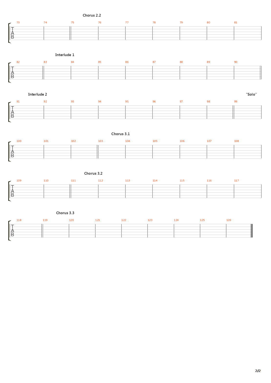 82吉他谱
