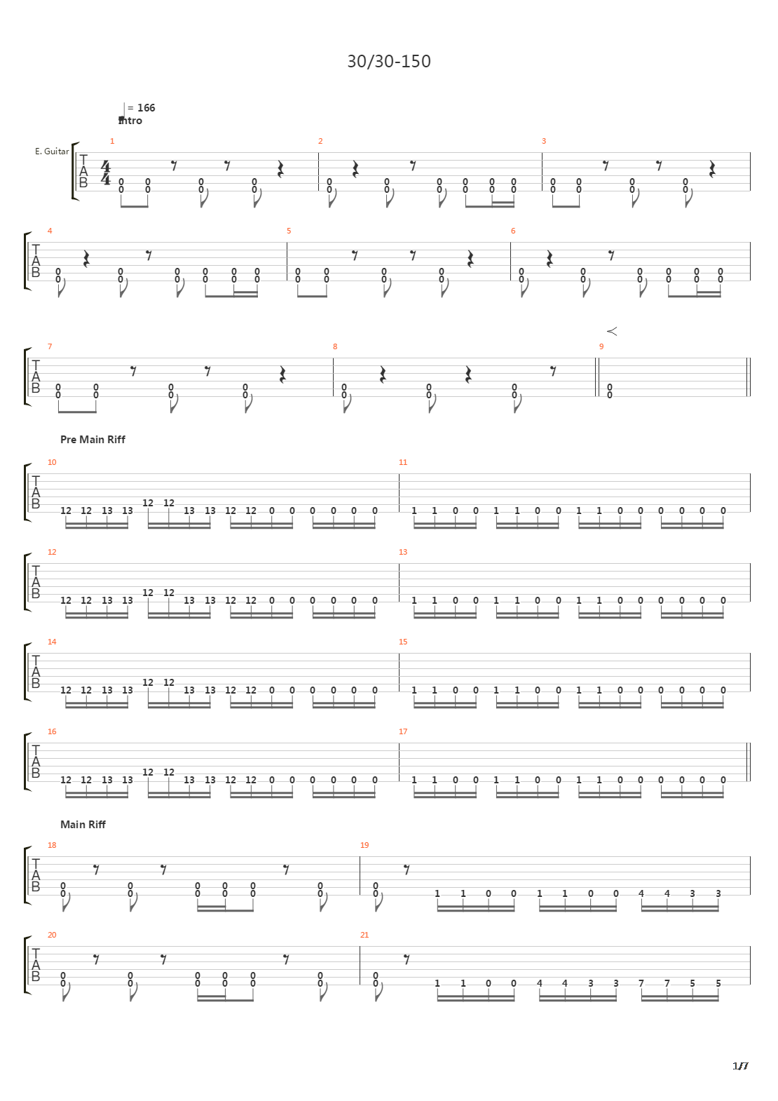 3030-150吉他谱