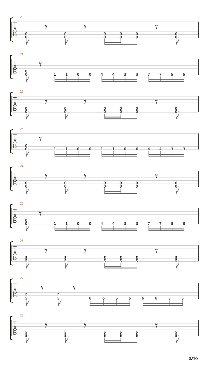 3030-150吉他谱