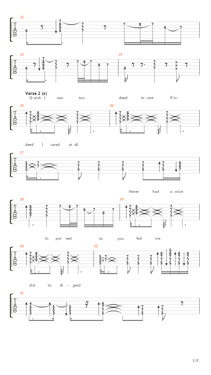 Bother吉他谱