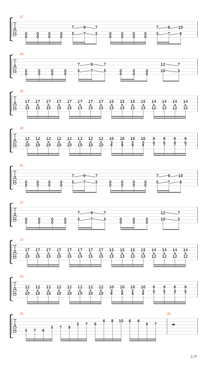 Digital吉他谱