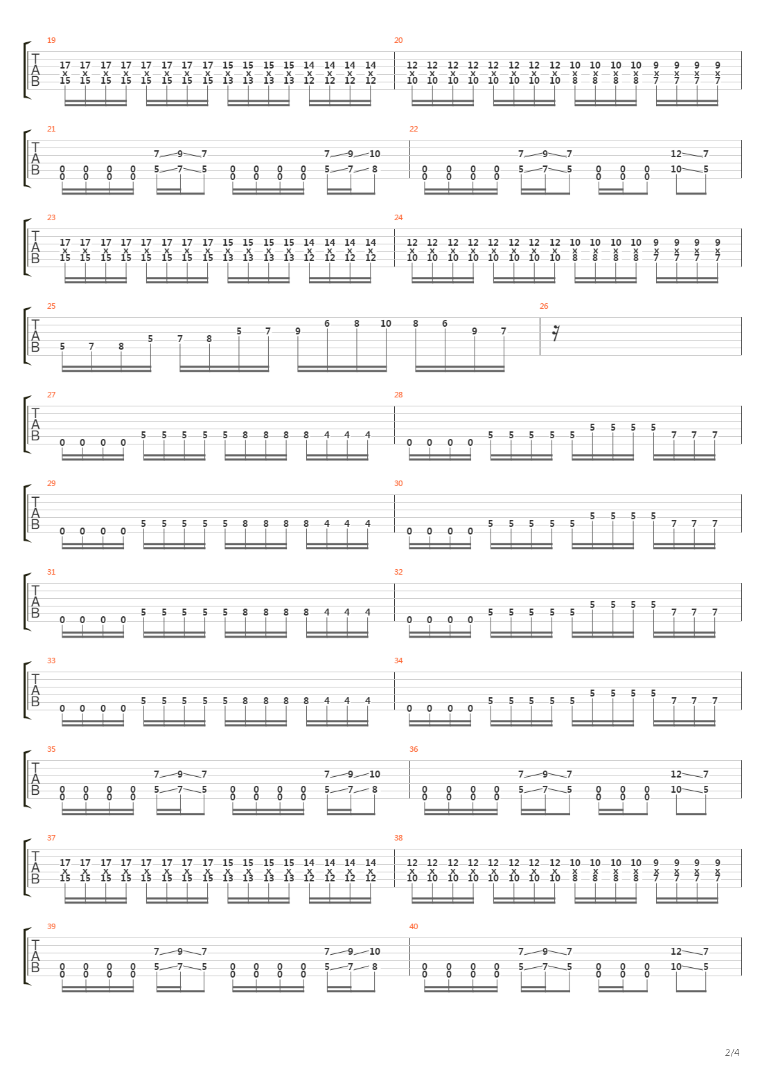 Digital吉他谱