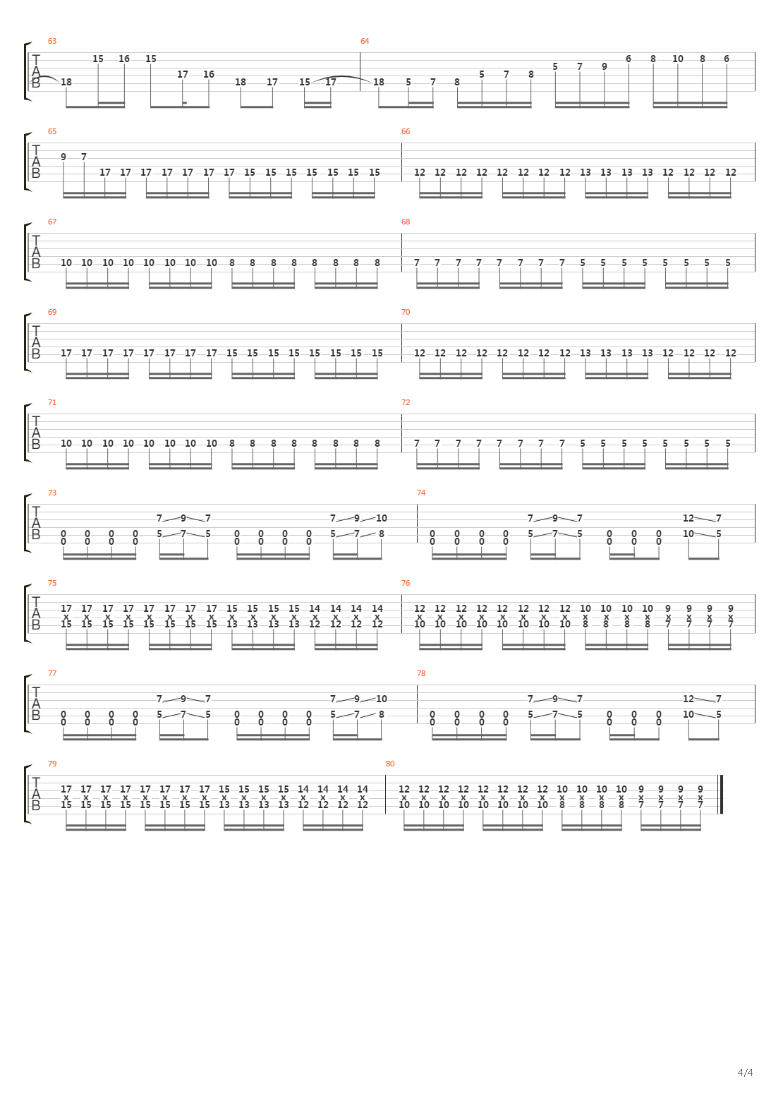 Digital吉他谱