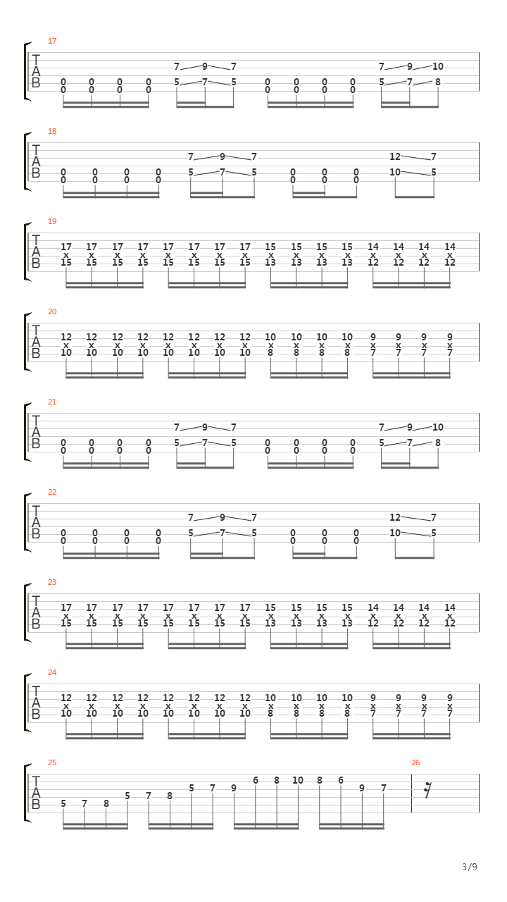 Digital吉他谱