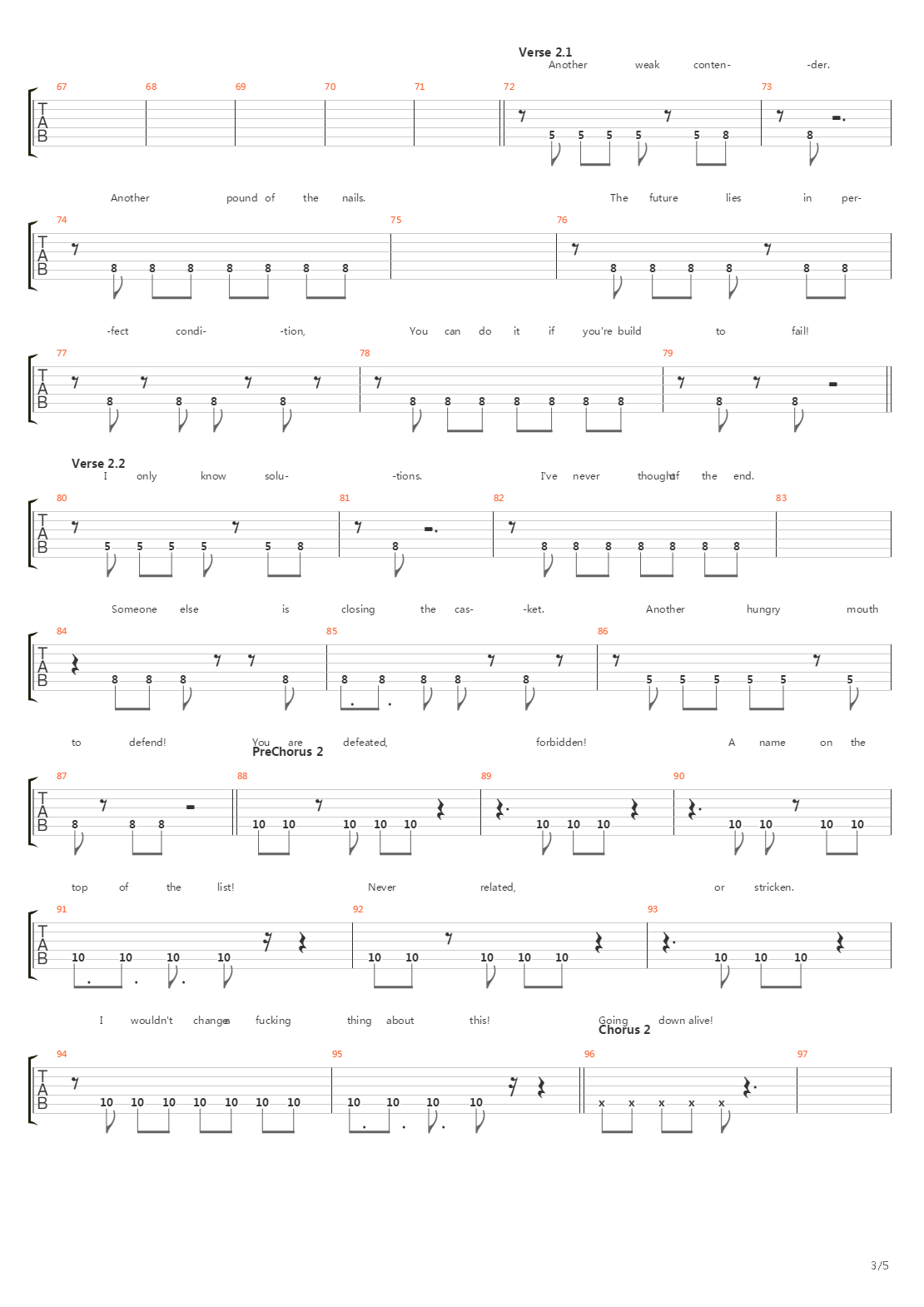 Ru486吉他谱