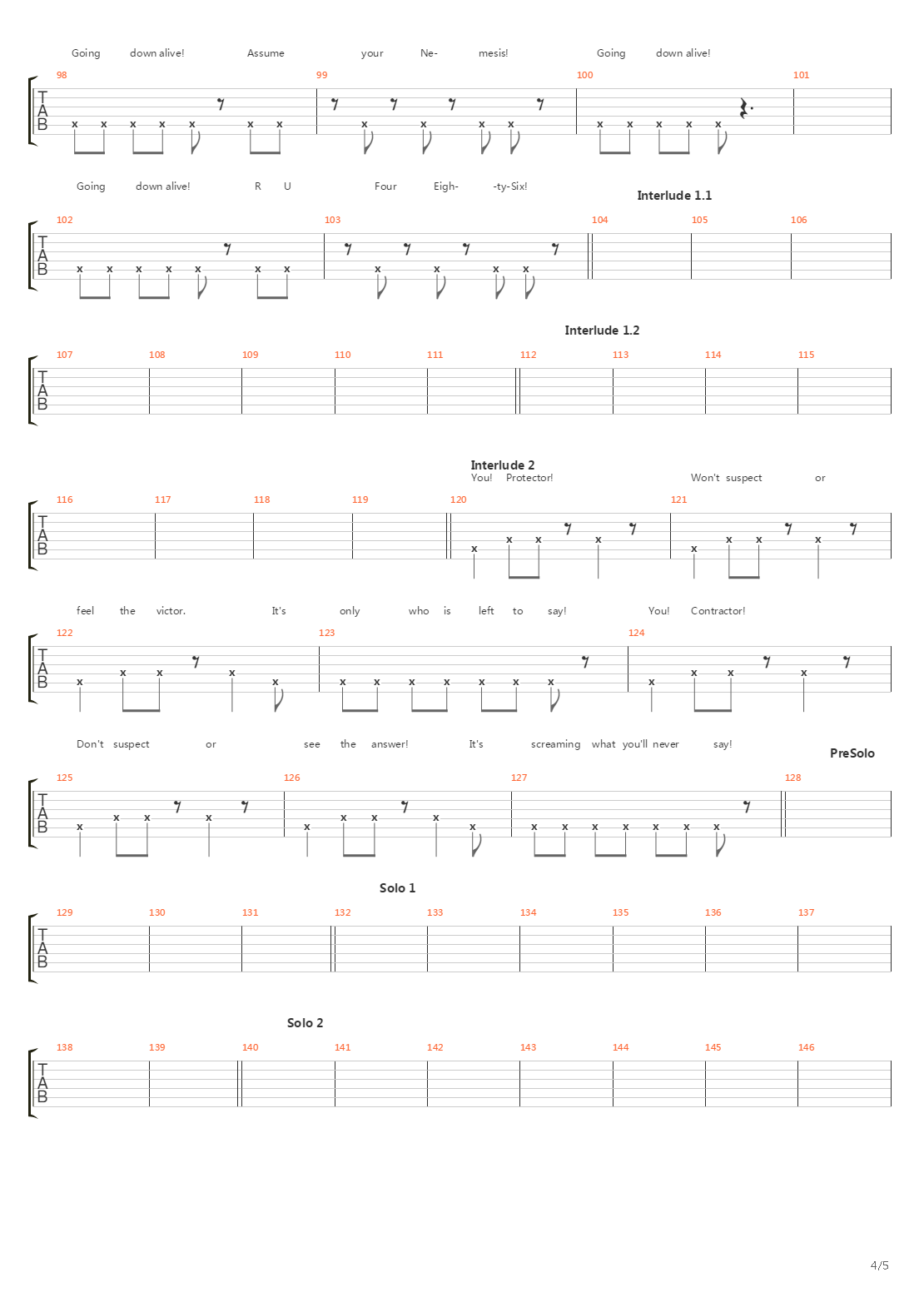 Ru486吉他谱