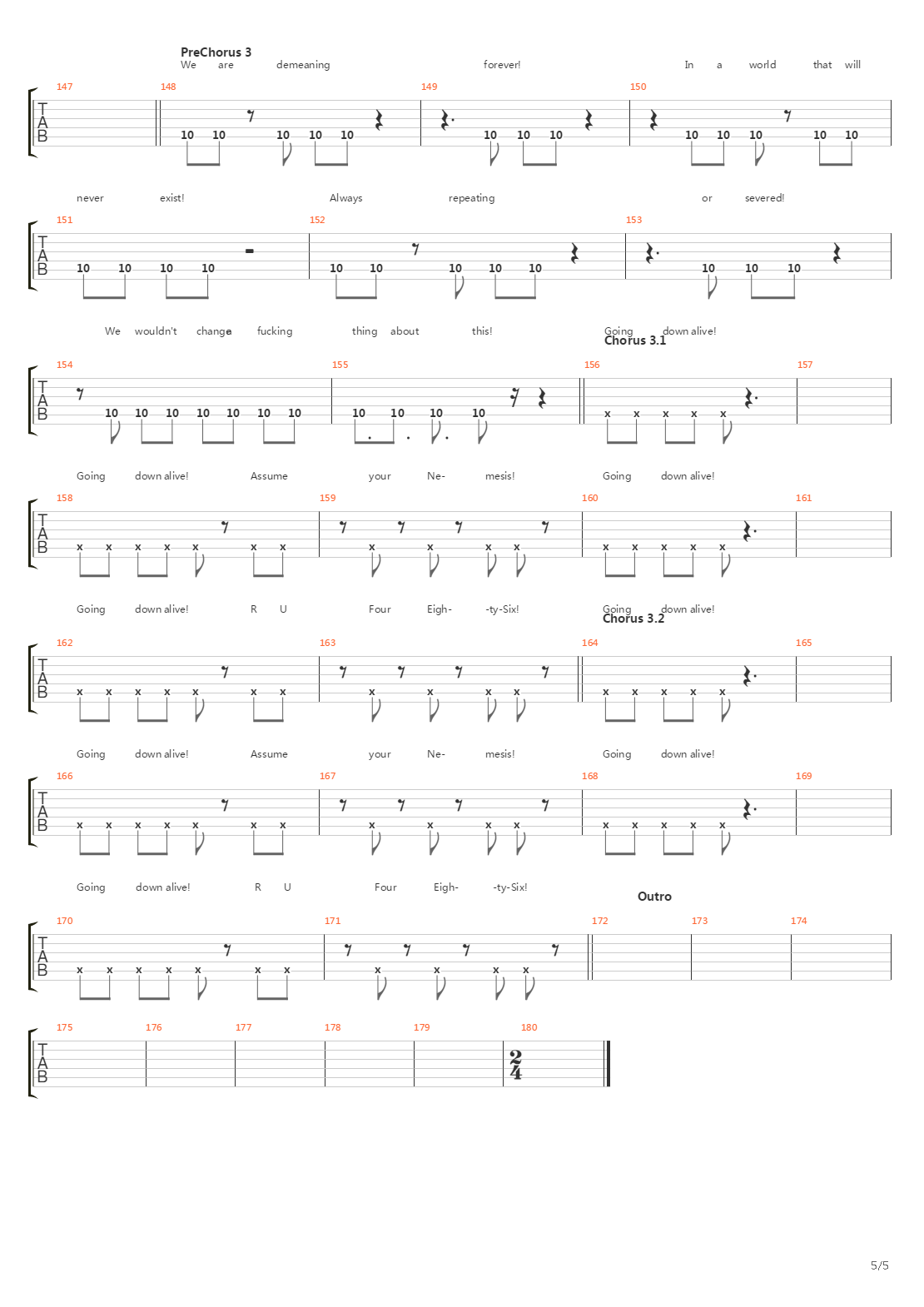 Ru486吉他谱