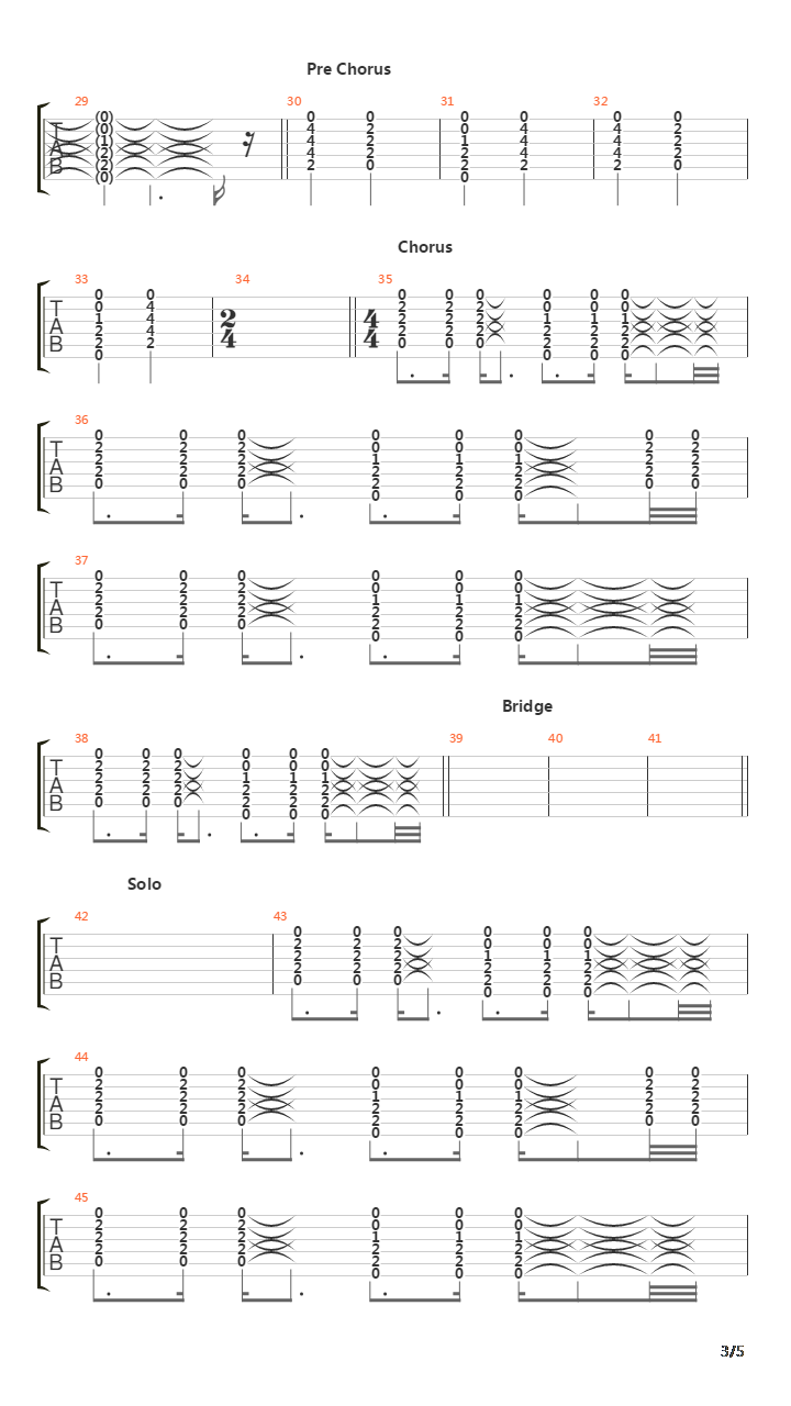 Cinnamon吉他谱