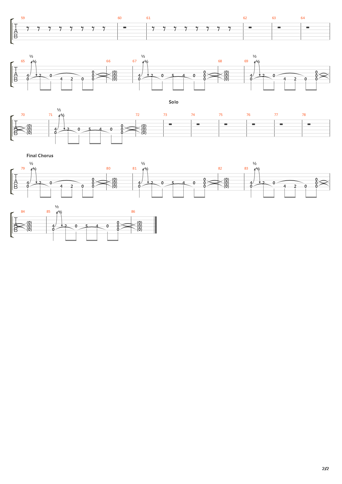 First Kiss On Mars吉他谱