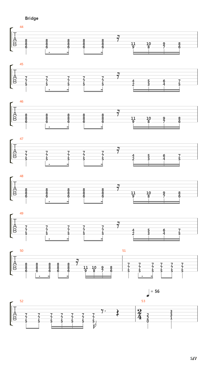 Long Way Home吉他谱