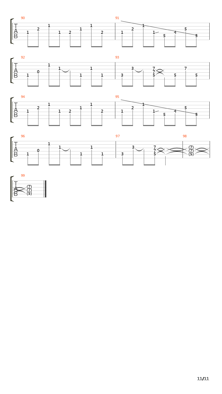 Piece Of Pie吉他谱