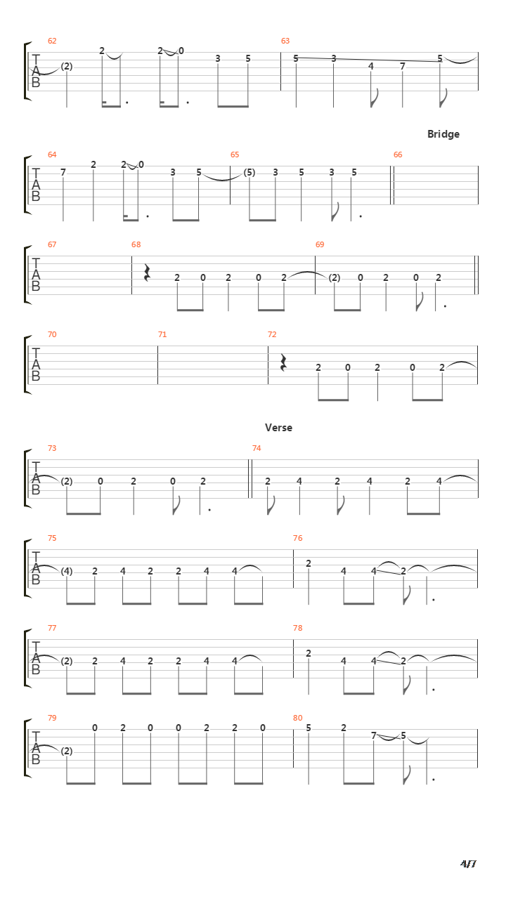 Sex Type Thing吉他谱