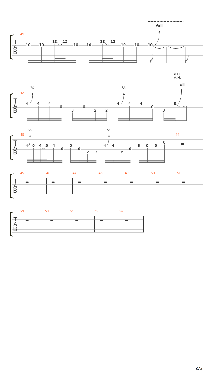 Vasoline吉他谱