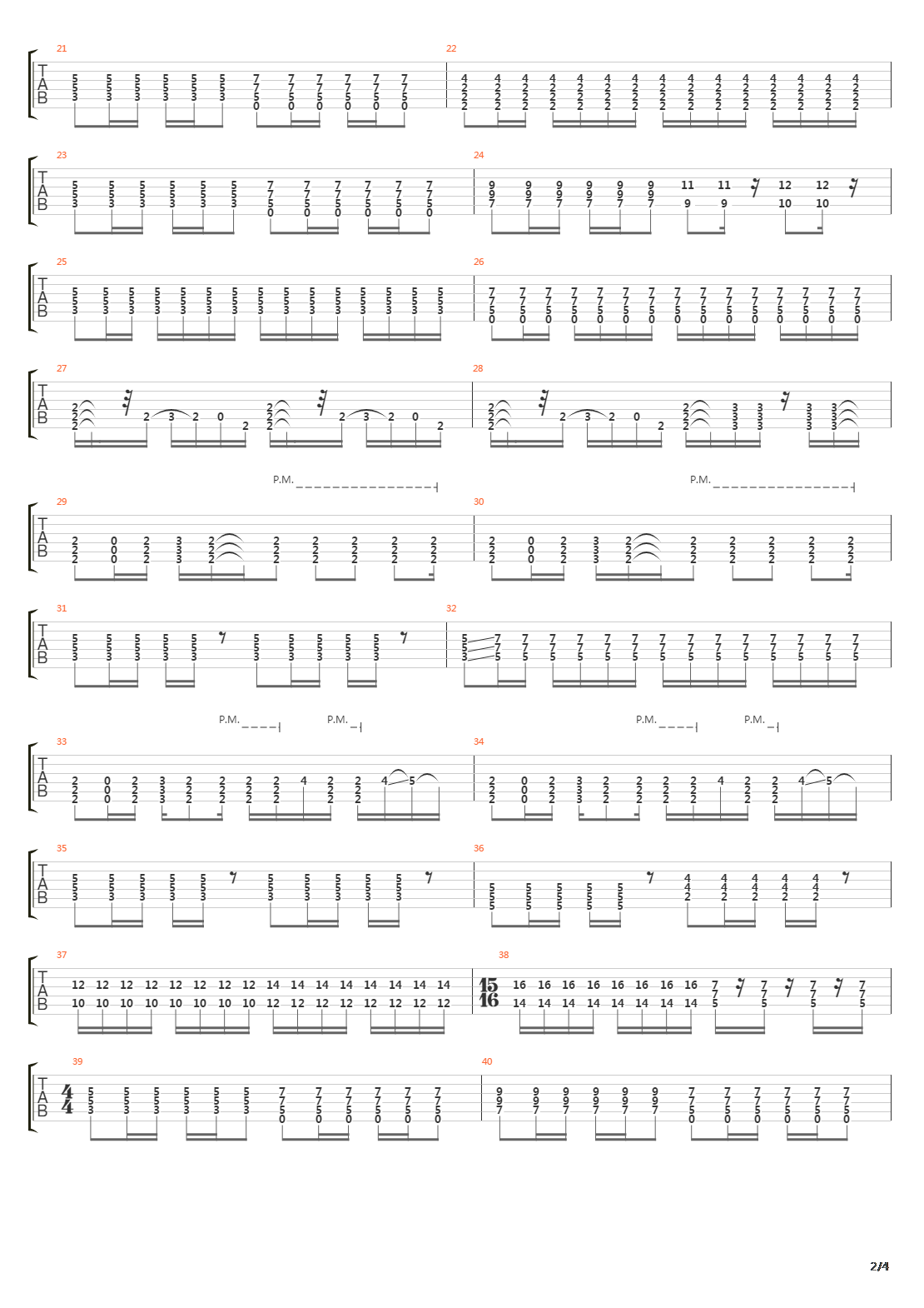 Stereo吉他谱