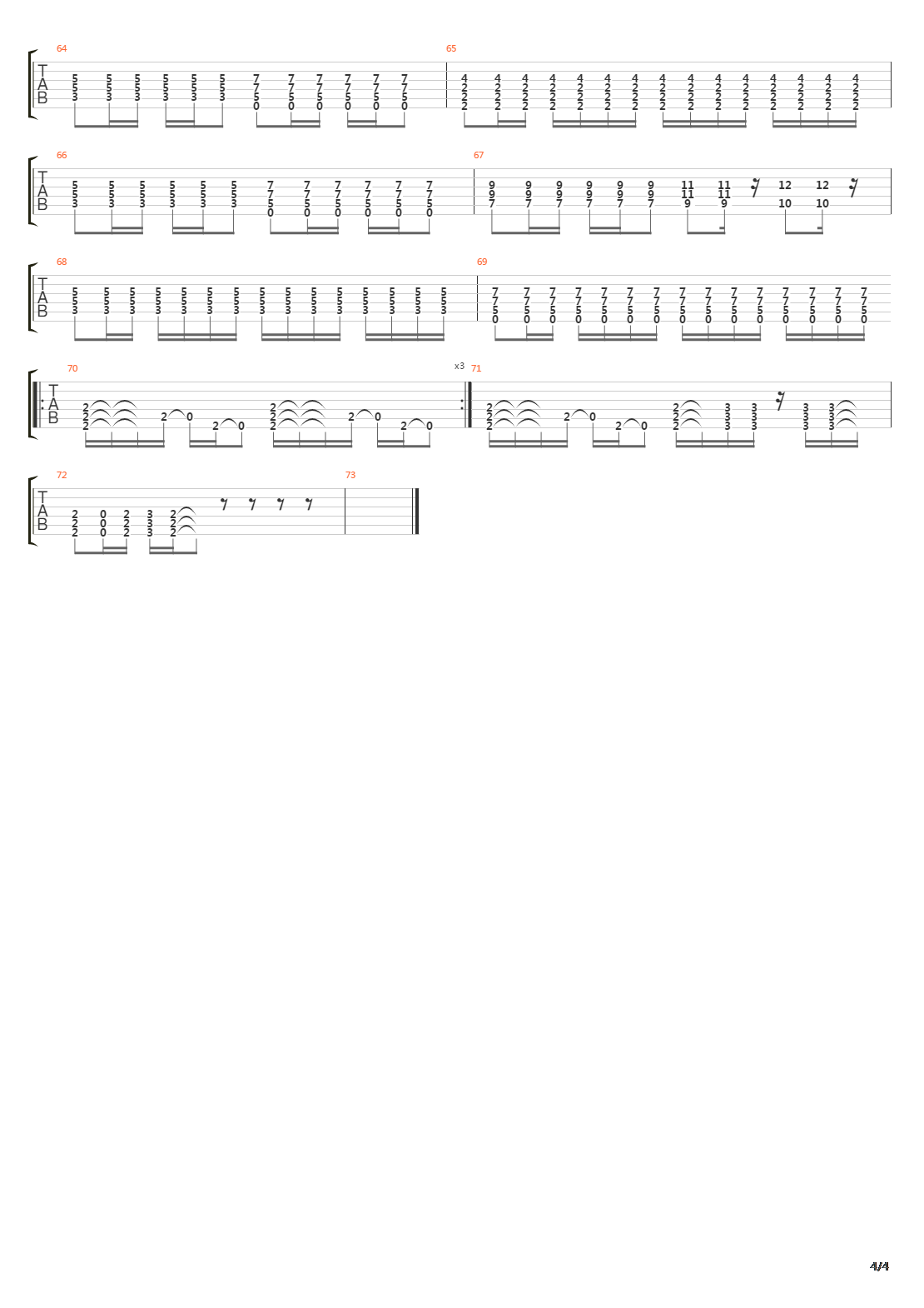 Stereo吉他谱