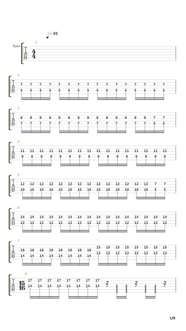 Stereo吉他谱