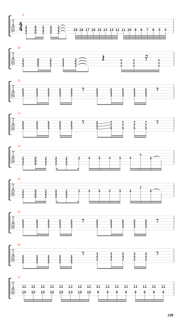 Stereo吉他谱