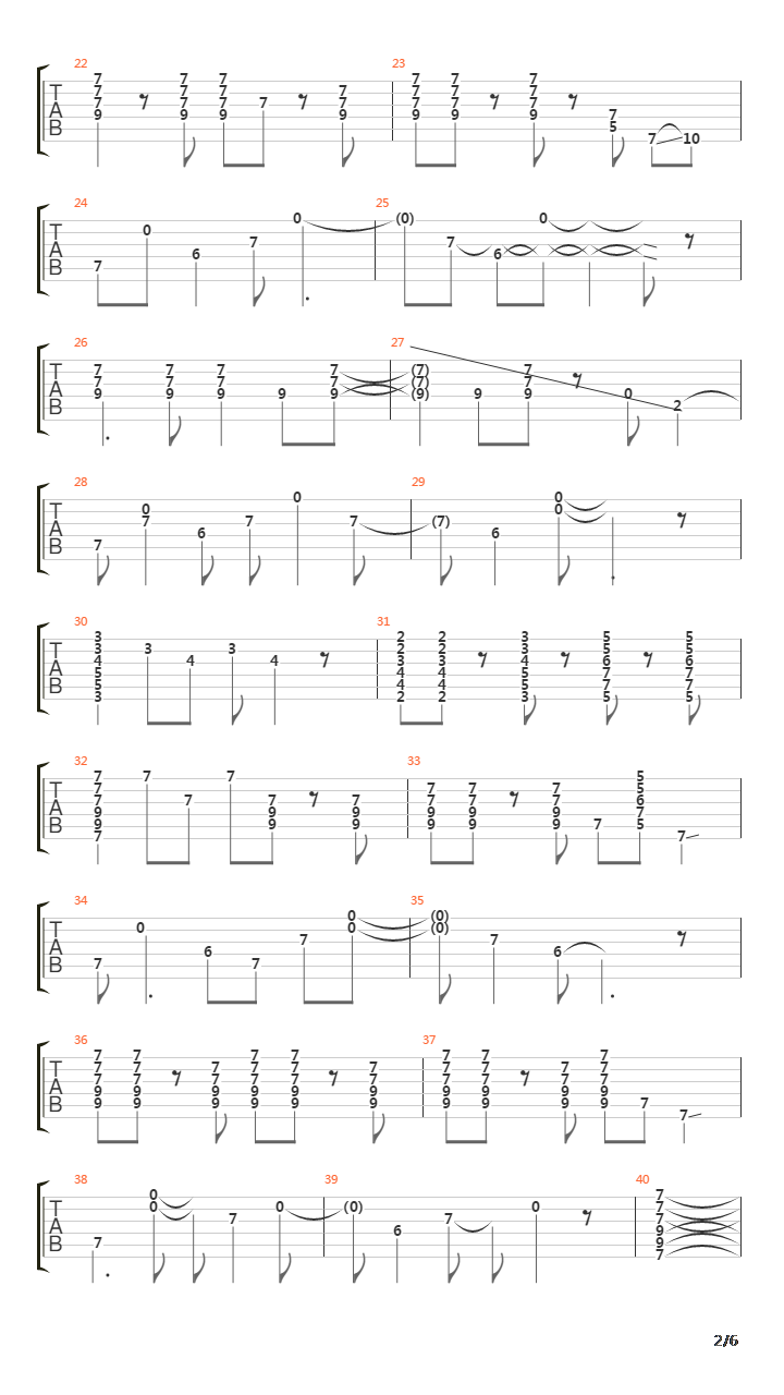 Ebin吉他谱