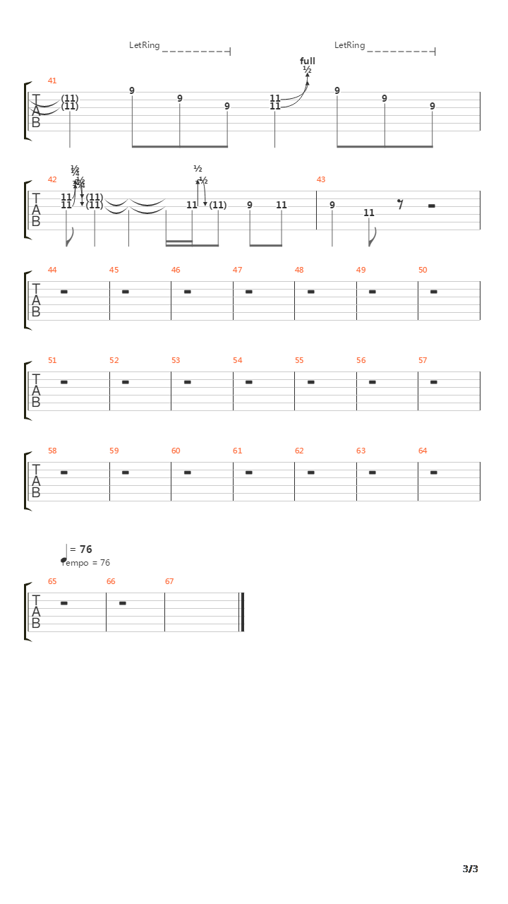 Santeria吉他谱