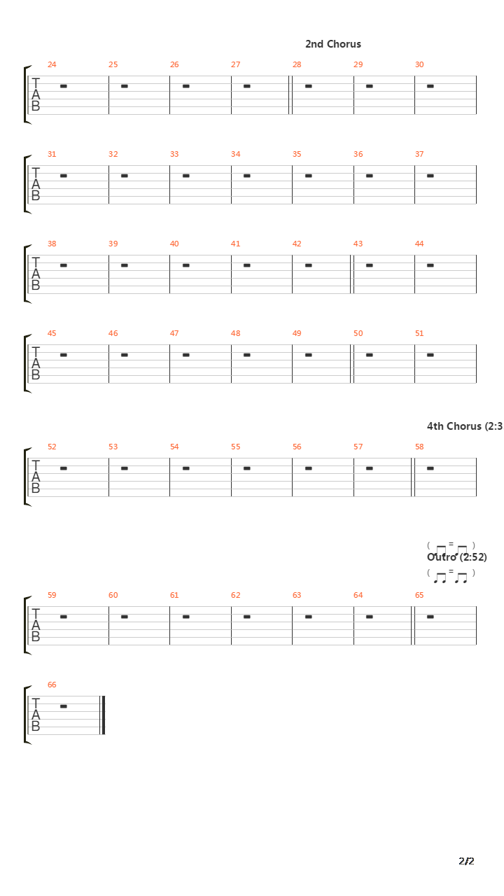 Santeria吉他谱