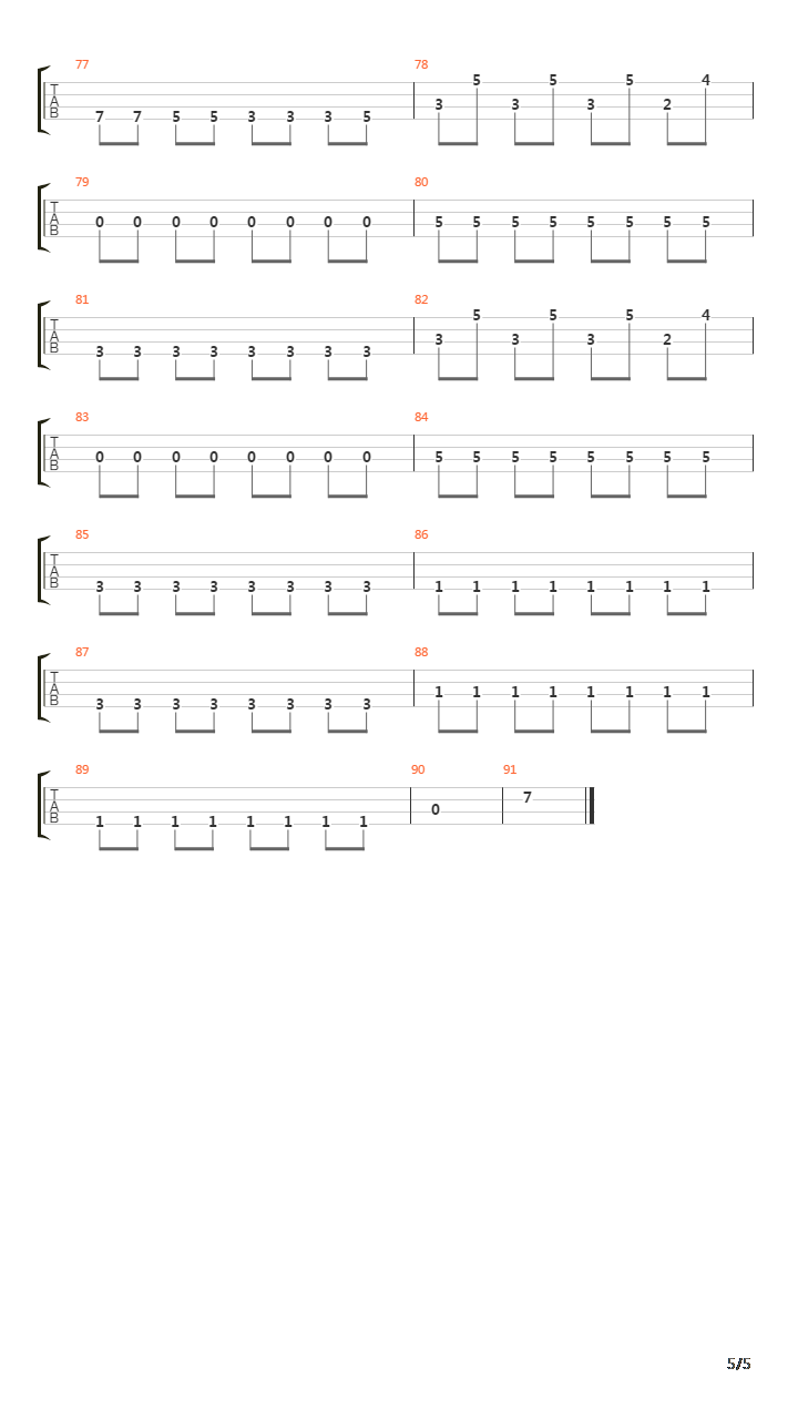 Seed吉他谱