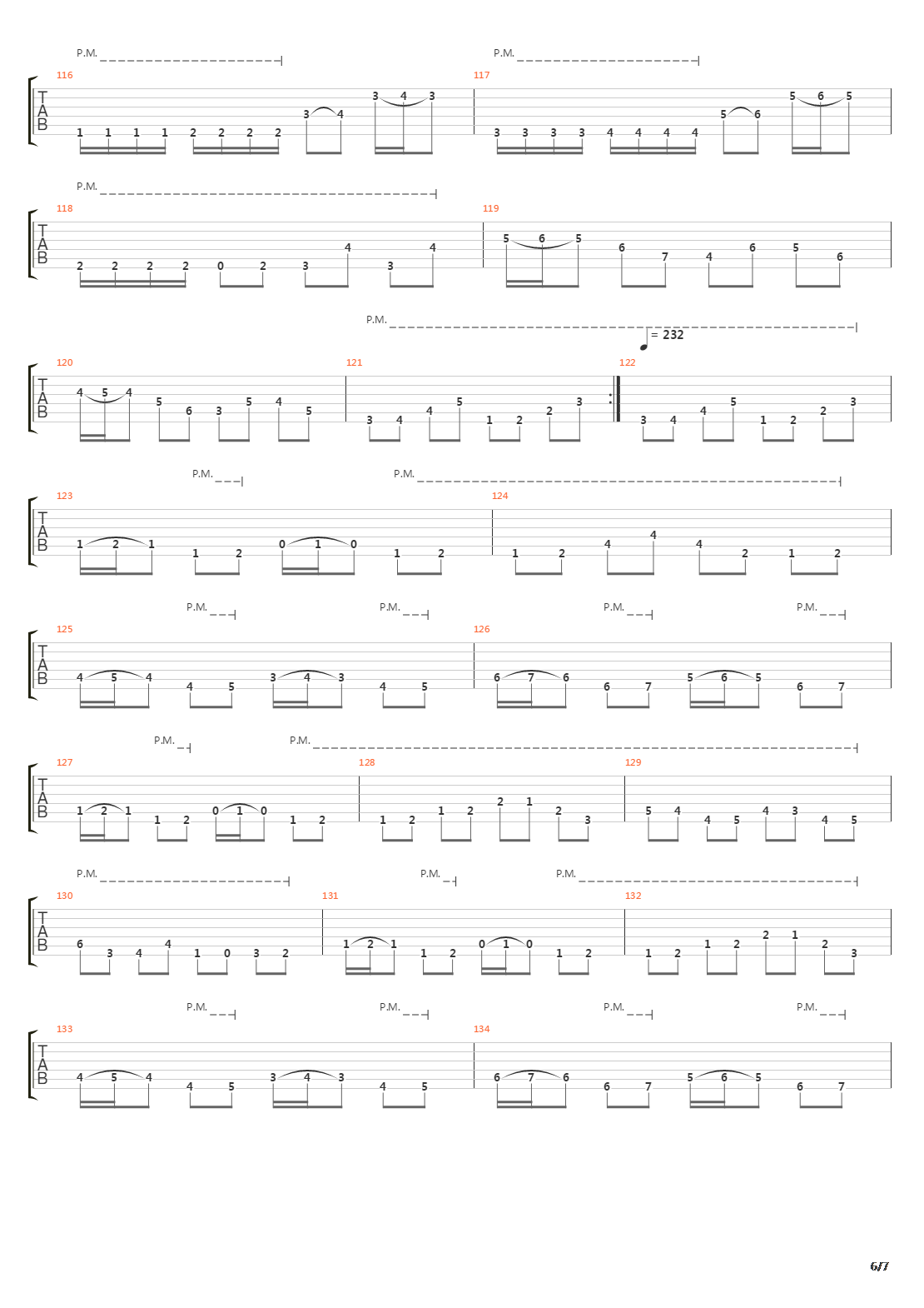 Beginning Of Sorrow吉他谱