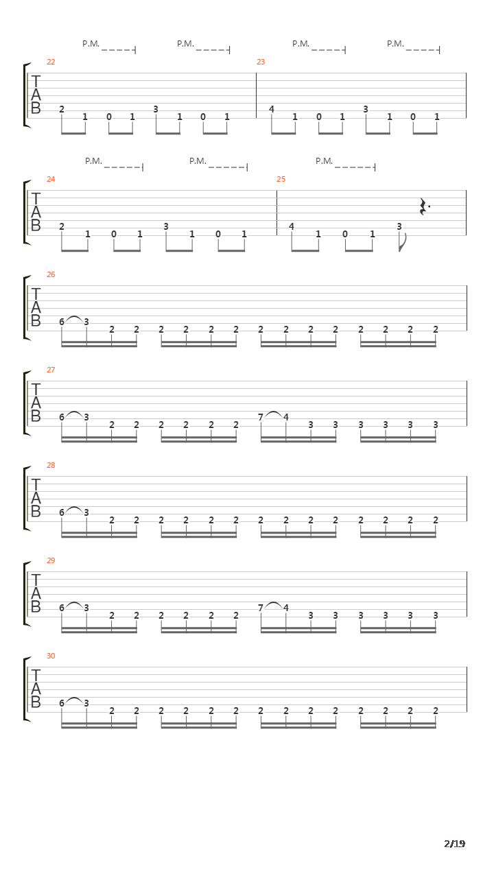 Cease To Exist吉他谱