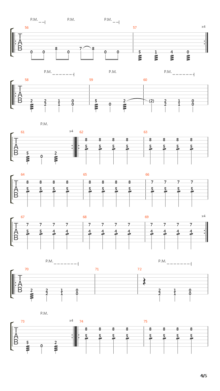 Fallen吉他谱