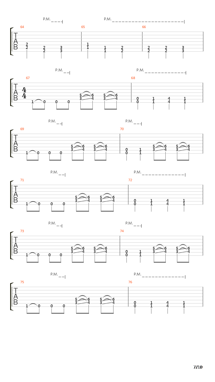 No Time To Bleed吉他谱