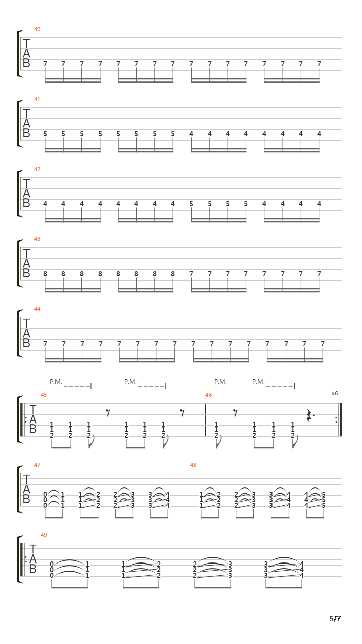 Ocd吉他谱