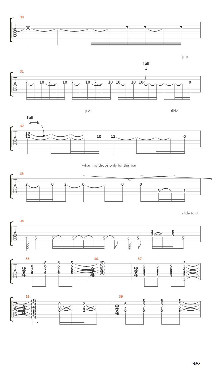 G-song吉他谱