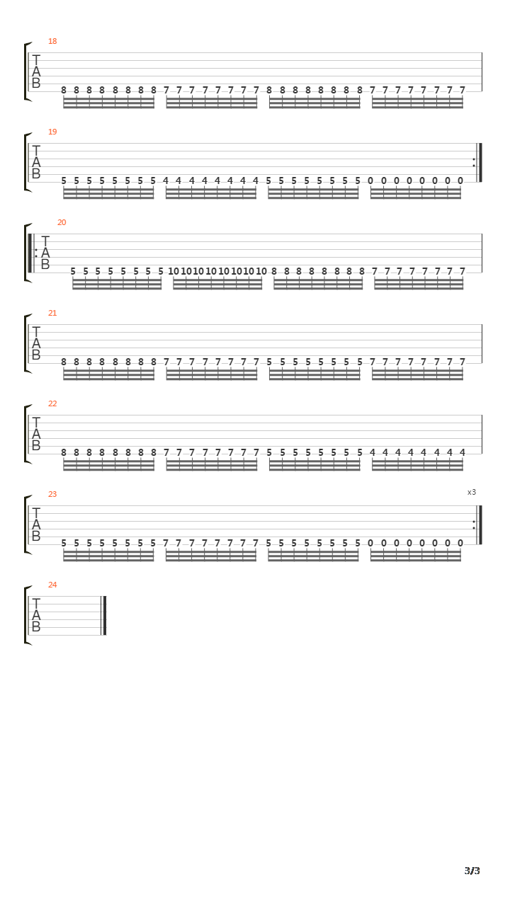 Flight Of The Nazgul吉他谱