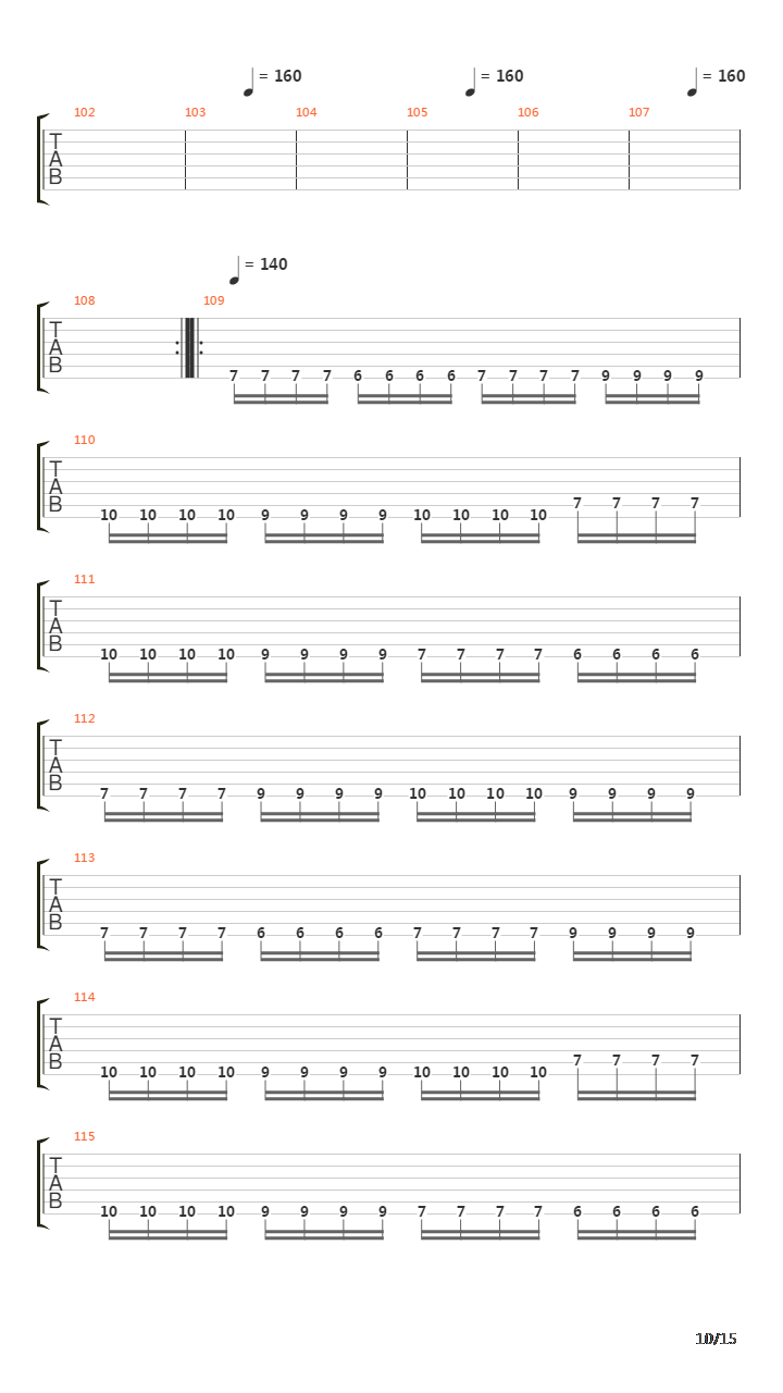 Flight Of The Nazgul吉他谱