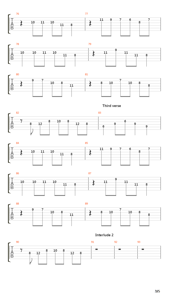 Long Lost To Where No Pathway Goes吉他谱