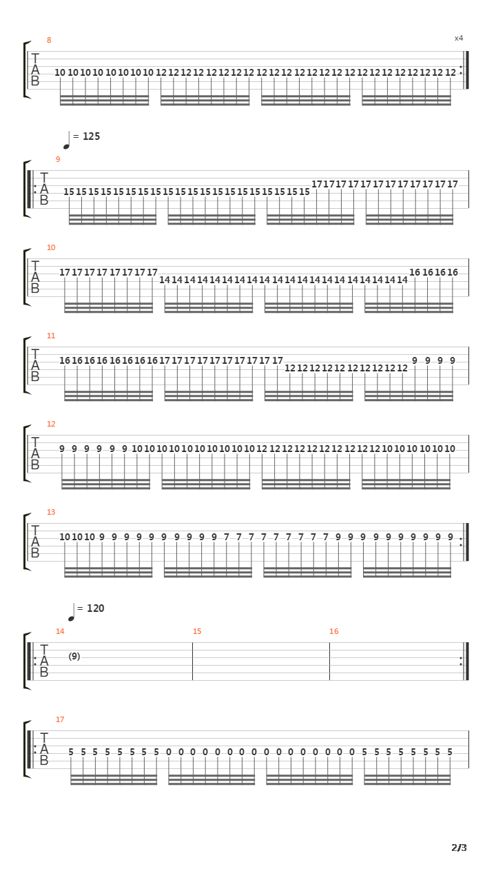 Marching Homewards吉他谱