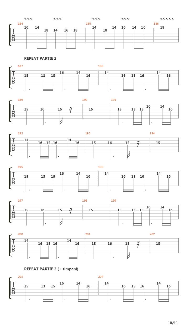 The Passing Of The Grey Company吉他谱