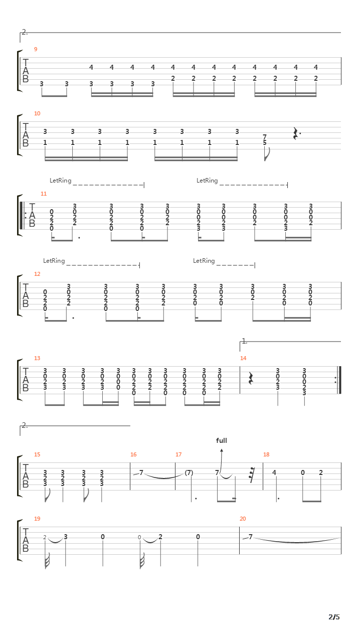 Chem 6a吉他谱