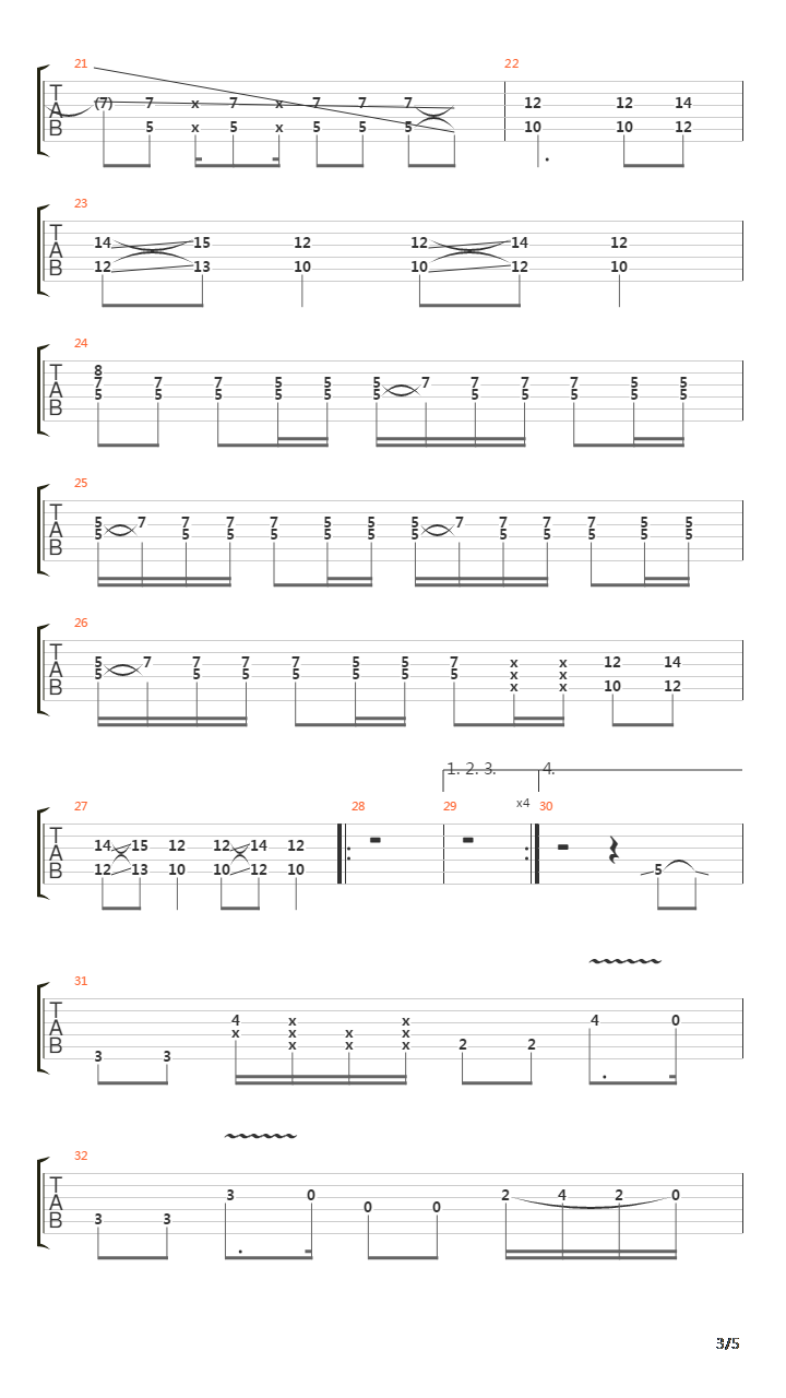 Chem 6a吉他谱