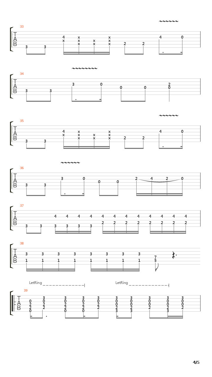 Chem 6a吉他谱