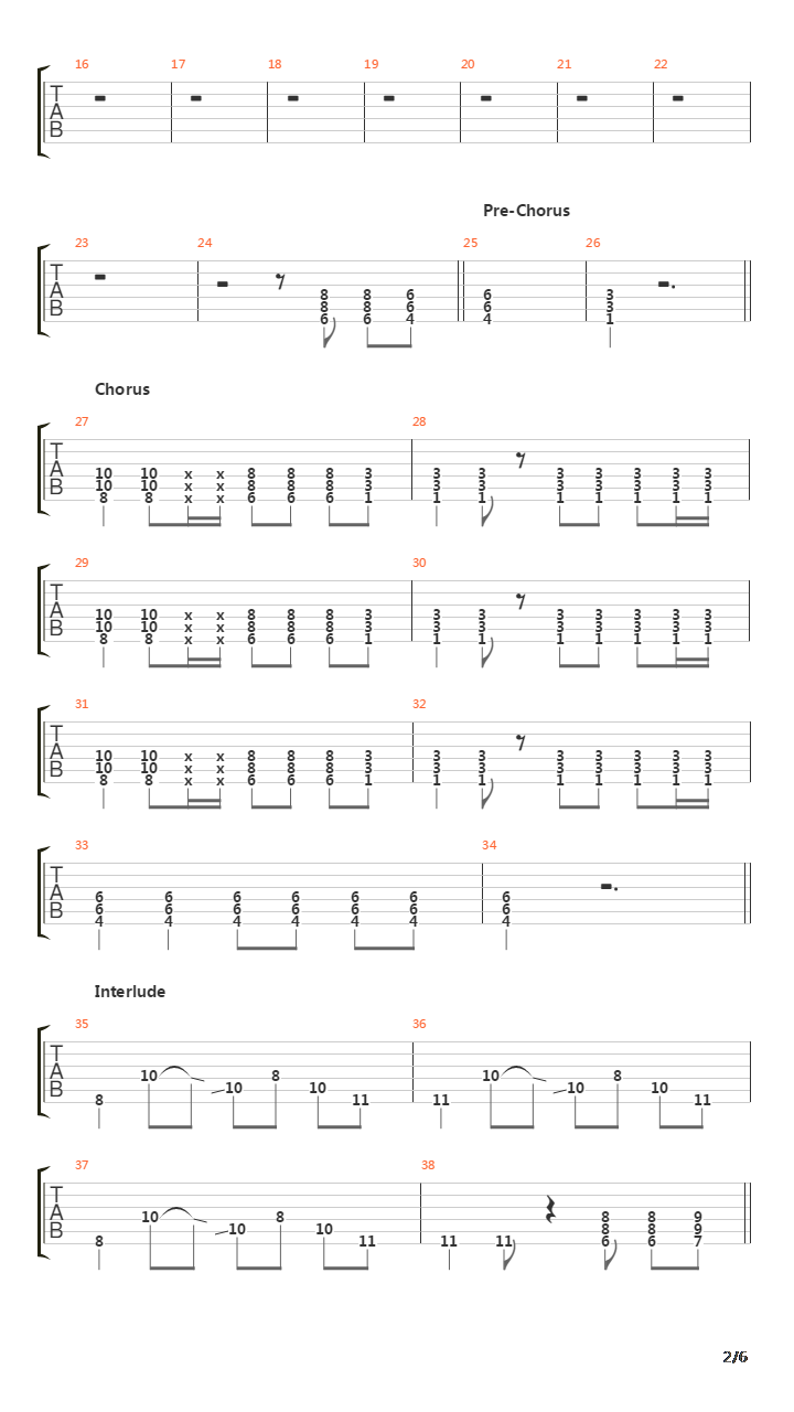 The Original吉他谱