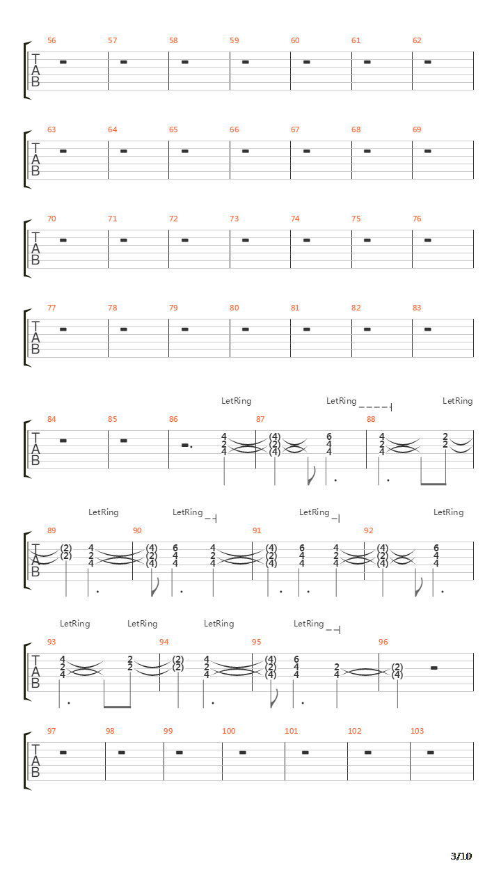 Communion And The Oracle吉他谱