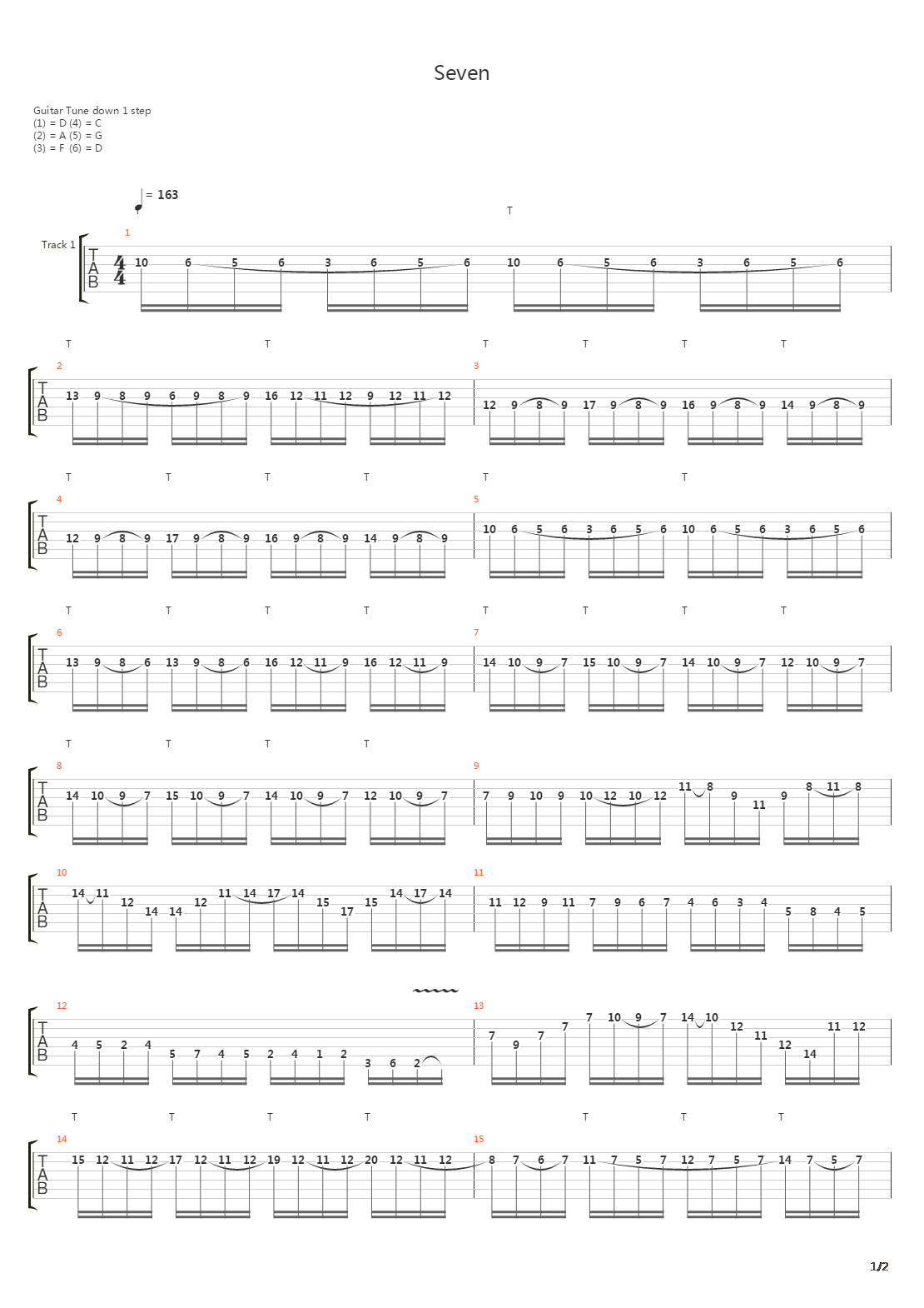 Seven吉他谱