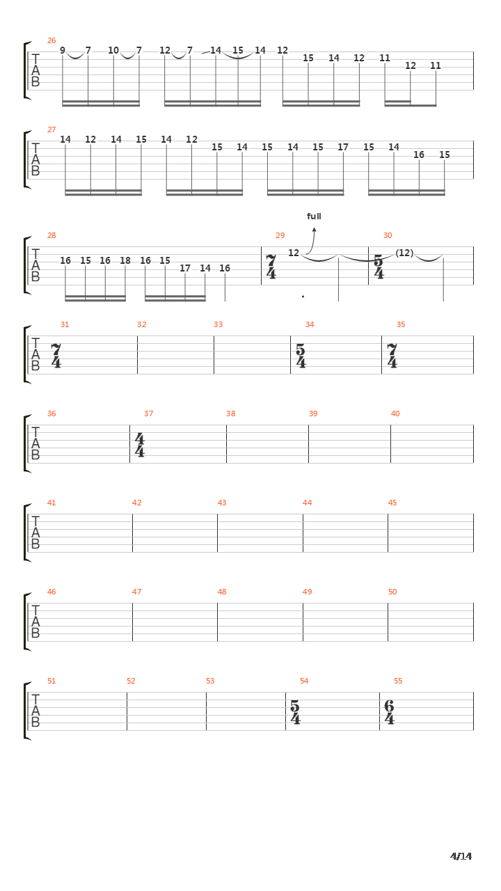 Seven吉他谱