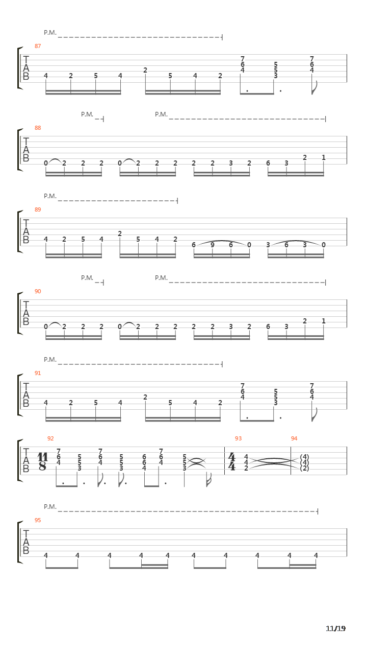 The Turning吉他谱