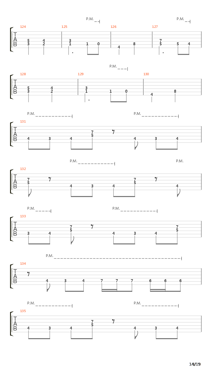 The Turning吉他谱