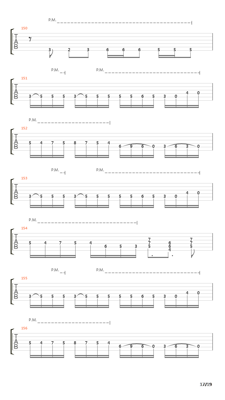 The Turning吉他谱